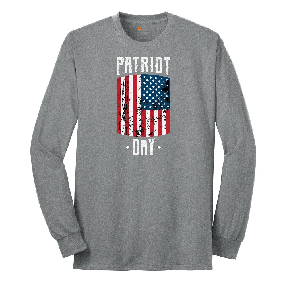 Patriot Day Long Sleeve Tee - Athletic Grey