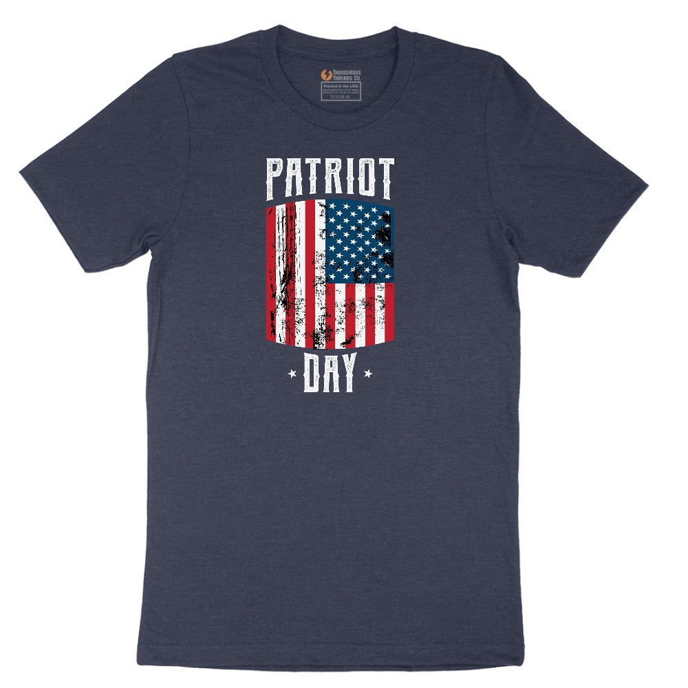 Patriot Day Short Sleeve Tee - Heather Navy
