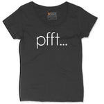Pfft Ladies Curvy Tee - Black