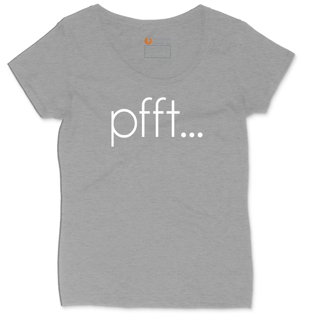 Pfft Ladies Curvy Tee - Granite Heather