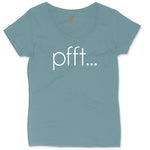 Pfft Ladies Curvy Tee - Surf Blackout