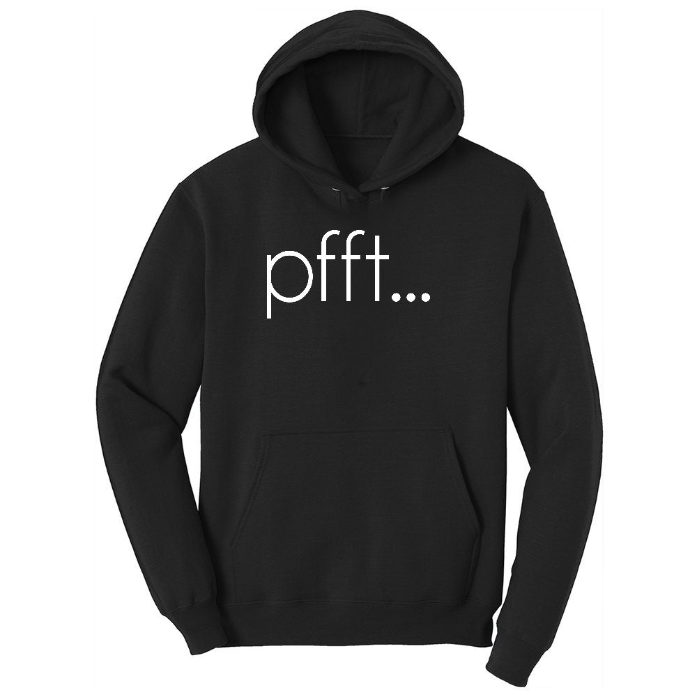 Pfft Ladies Hoodie - Jet Black