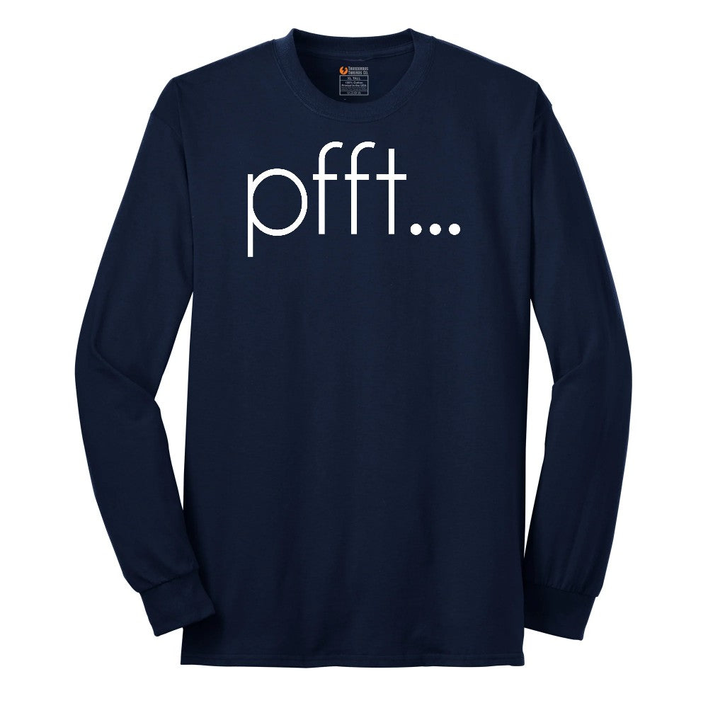 Pfft Long Sleeve Tee - Navy