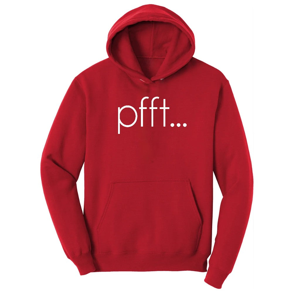 Pfft - Mens & Ladies T-Shirt Hoodie - Red