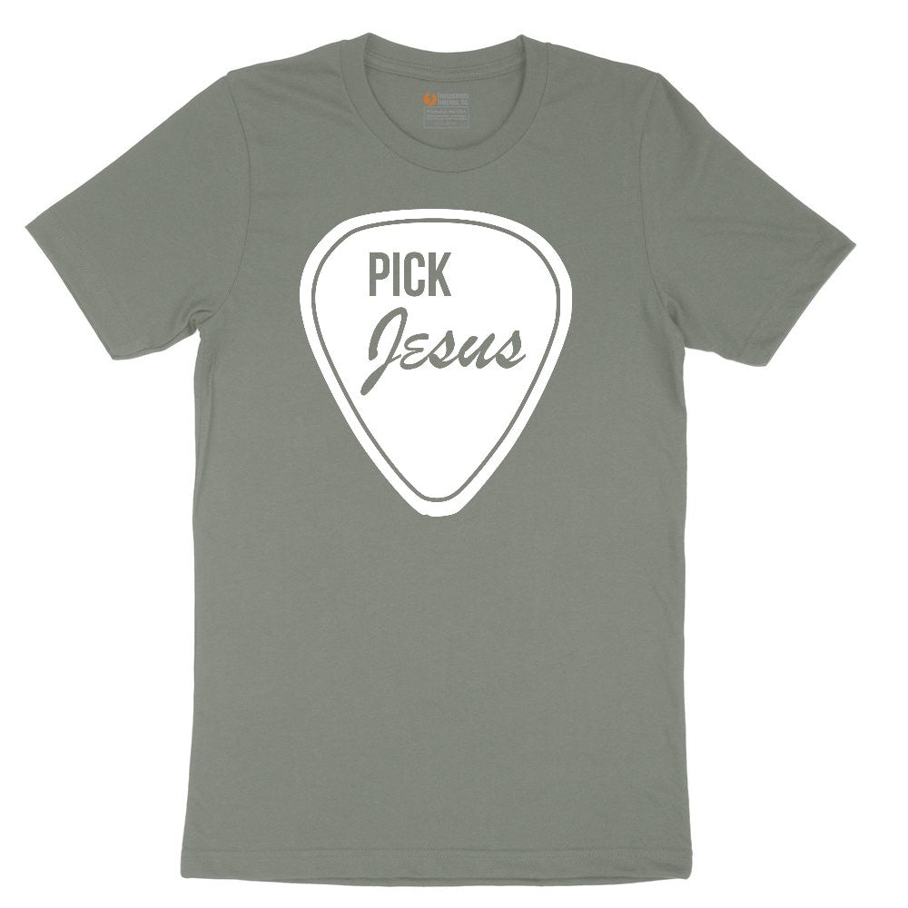 Pick Jesus Ladies Short Sleeve Tee - Bamboo Blackout