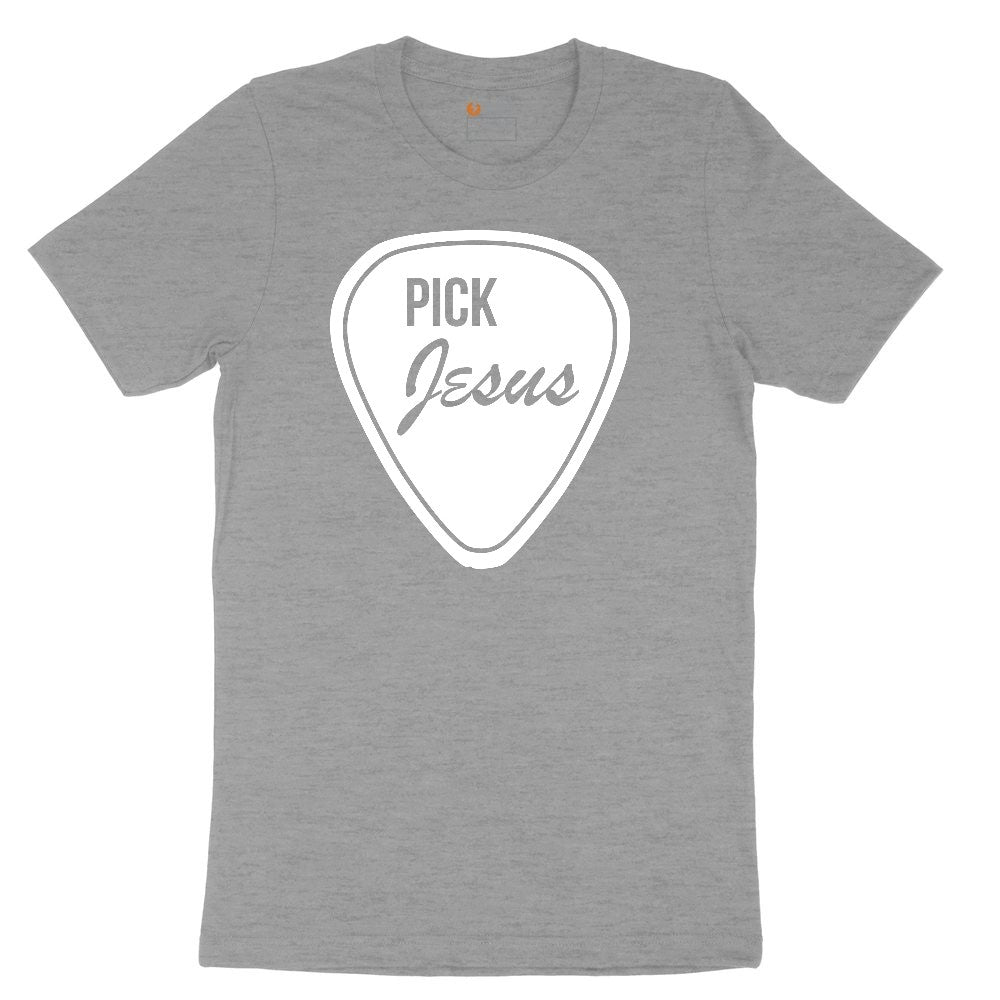 Pick Jesus Ladies Short Sleeve Tee - Granite Heather