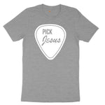 Pick Jesus Ladies Short Sleeve Tee - Granite Heather