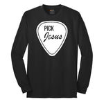 Pick Jesus Long Sleeve Tee - Jet Black