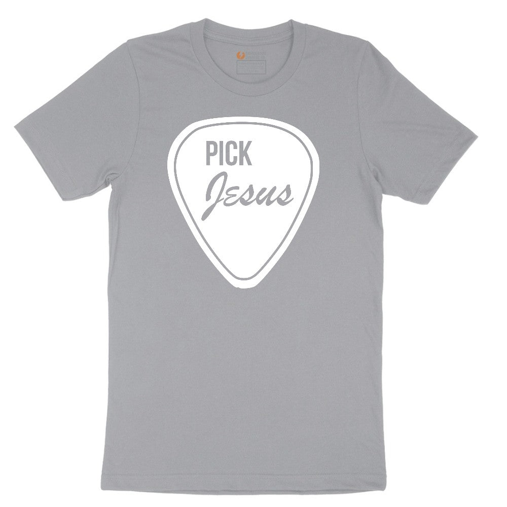 Pick Jesus Short Sleeve Tee - Athletic Heather Grey