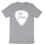Pick Jesus Short Sleeve Tee - Athletic Heather Grey