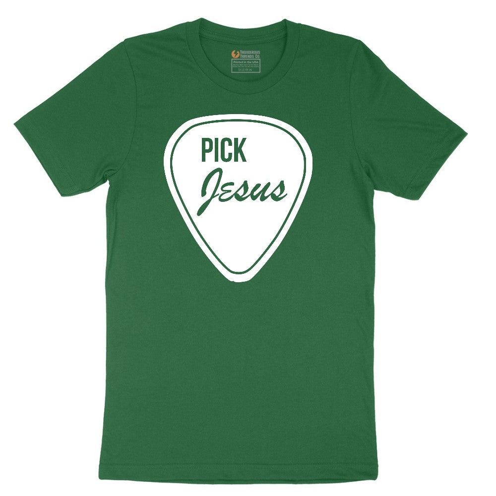 Pick Jesus Short Sleeve Tee - Athletic Kelly