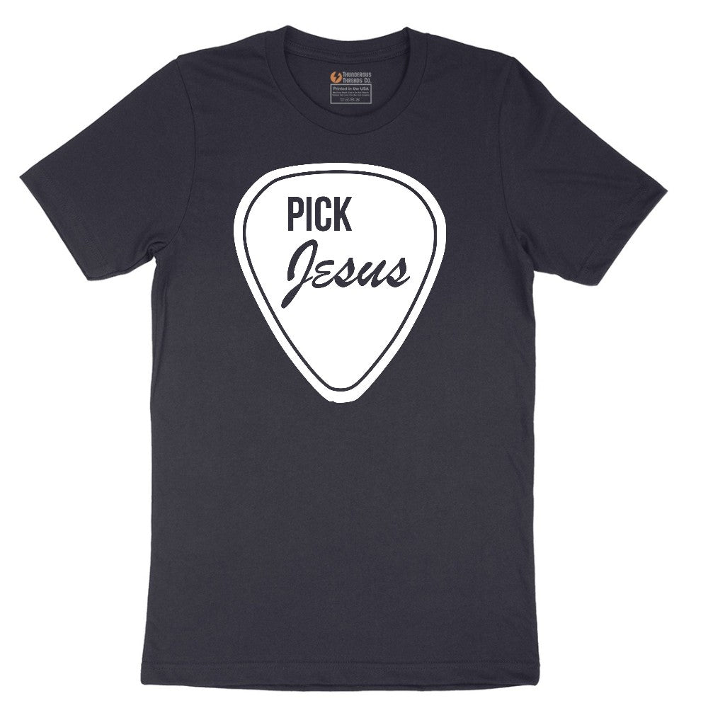 Pick Jesus Short Sleeve Tee - Deep Navy