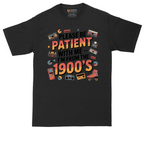 Please Be Patient with Me I'm from the 1900s tall t-shirt for men in Jet Black