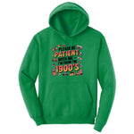 Please Be Patient with Me I'm from the 1900s Ladies Hoodie - Kelly Green