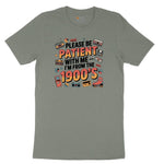 Please Be Patient with Me I'm from the 1900s Ladies Short Sleeve Tee - Bamboo Blackout