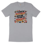 Please Be Patient with Me I'm from the 1900s - Mens & Ladies T-Shirt Short Sleeve Tee - Athletic Heather Grey