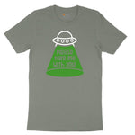 Please Take Me With You Ladies Short Sleeve Tee - Bamboo Blackout