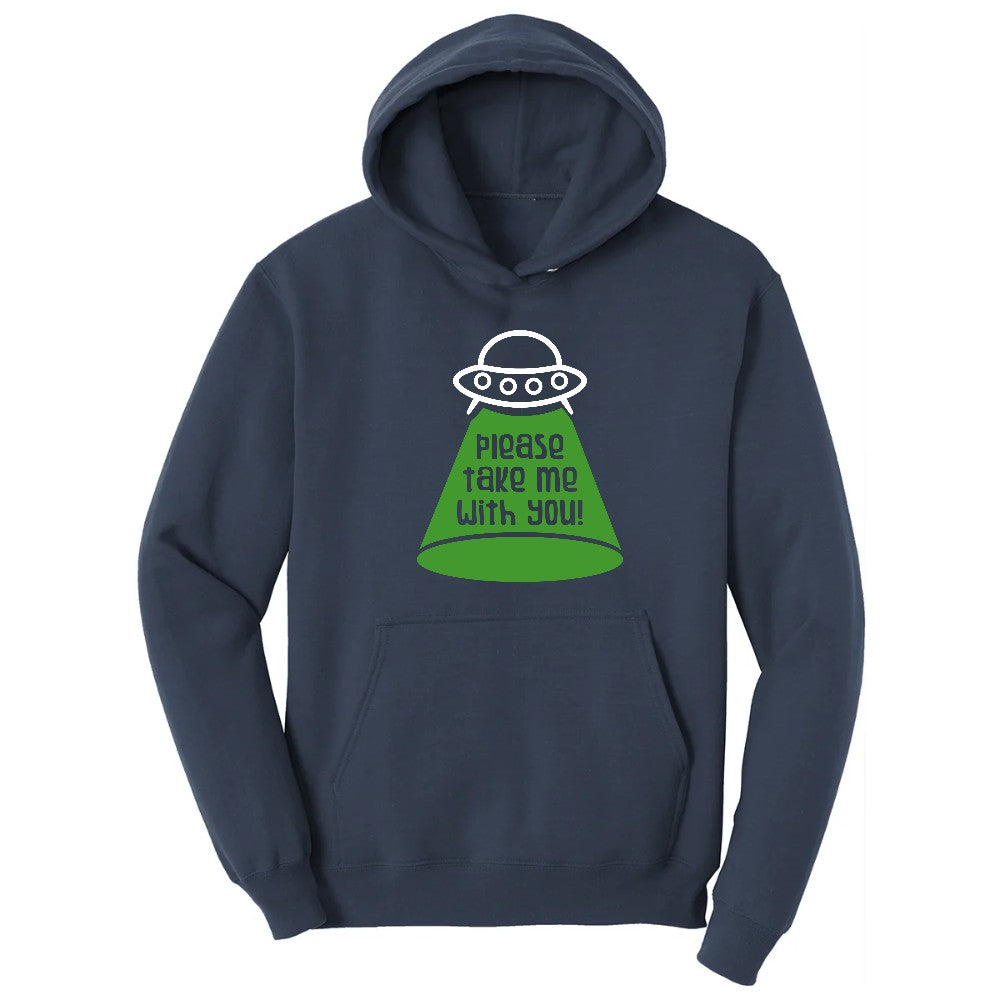 Please Take Me With You Hoodie - Navy