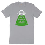 Please Take Me With You Short Sleeve Tee - Athletic Heather Grey