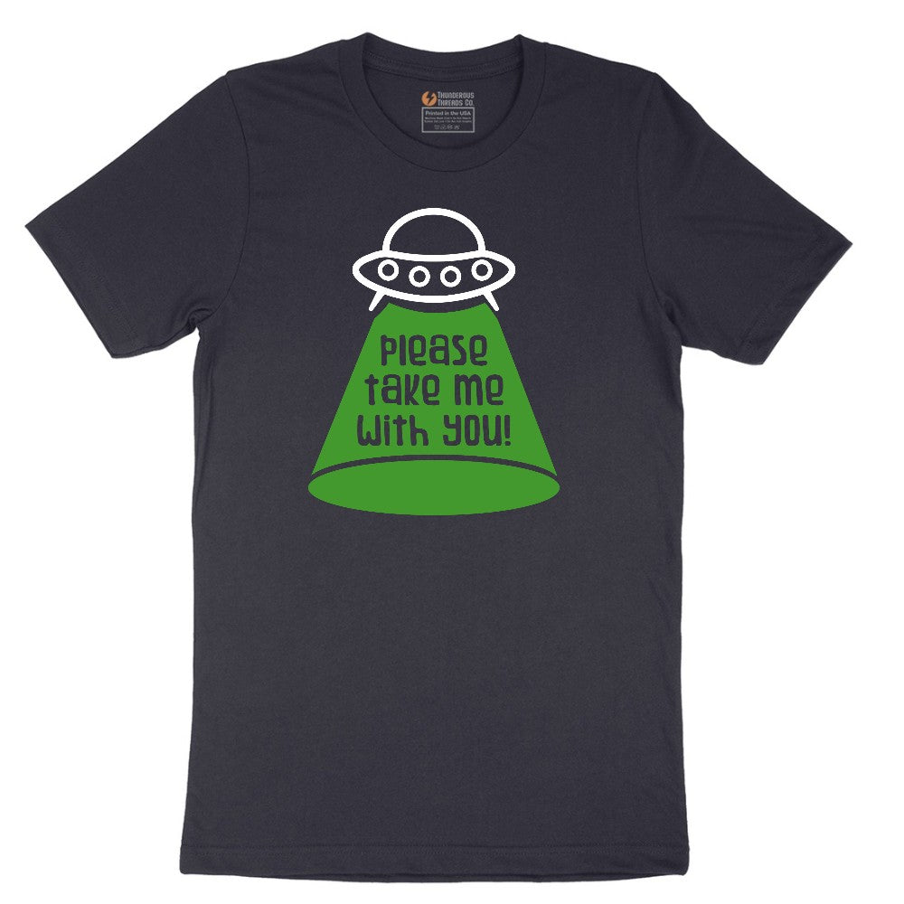 Please Take Me With You Short Sleeve Tee - Deep Navy