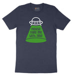 Please Take Me With You Short Sleeve Tee - Heather Navy