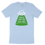 Please Take Me With You Toddler Short Sleeve Tee - Light Blue