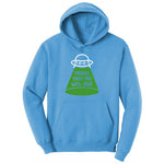 Please Take Me With You Youth Hoodie - Aquatic Blue
