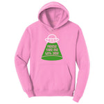 Please Take Me With You Youth Hoodie - Candy Pink