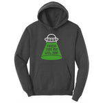Please Take Me With You Youth Hoodie - Dark Heather Grey