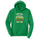 Pontoon Captain Ladies Hoodie - Kelly Green