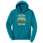 Pontoon Captain Ladies Hoodie - Teal