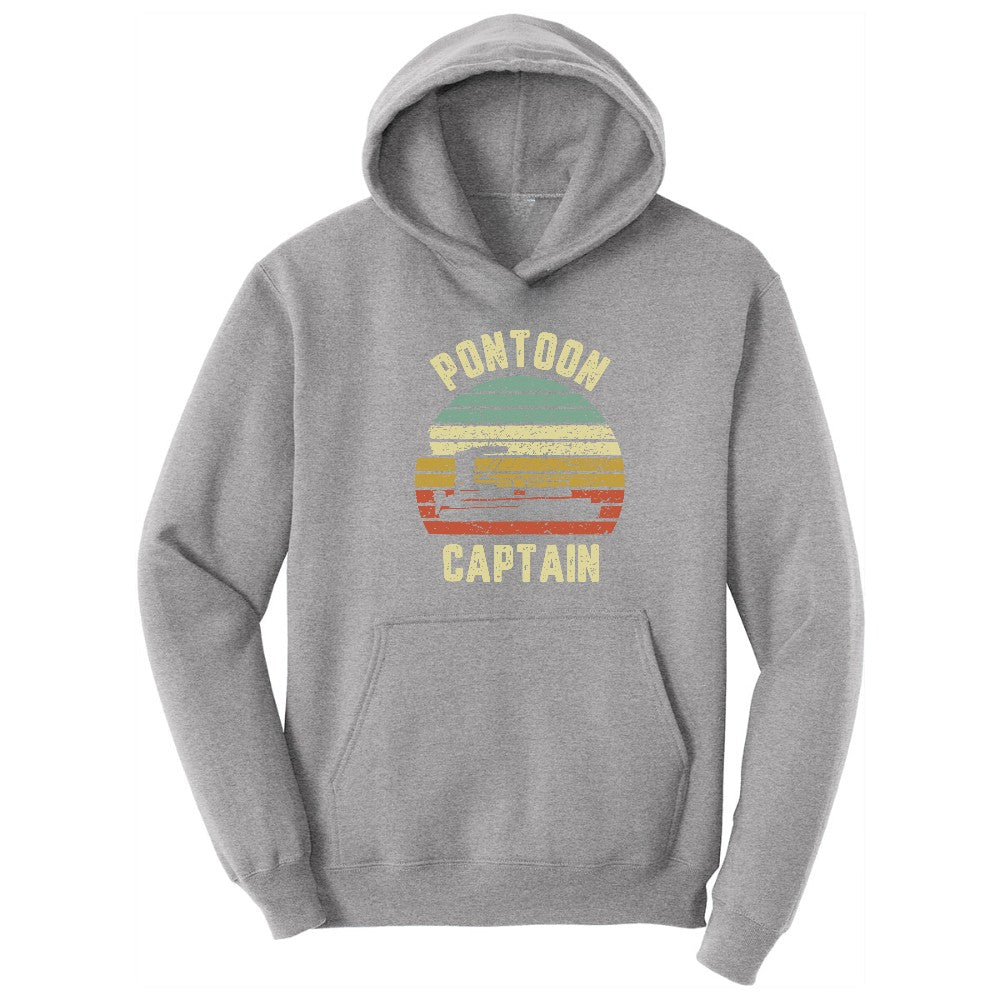 Pontoon Captain Hoodie - Athletic Heather