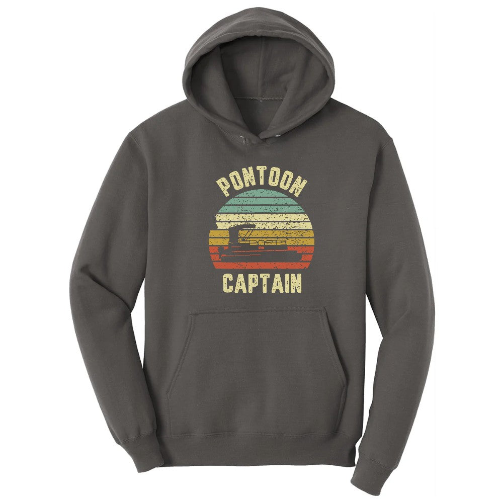 Pontoon Captain Hoodie - Charcoal