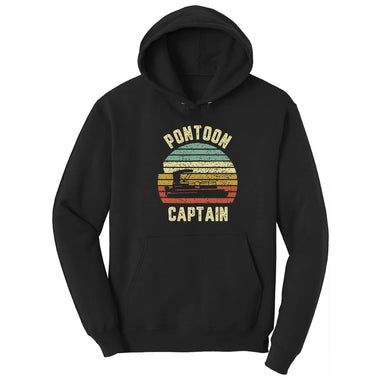 Pontoon Captain Hoodie - Jet Black