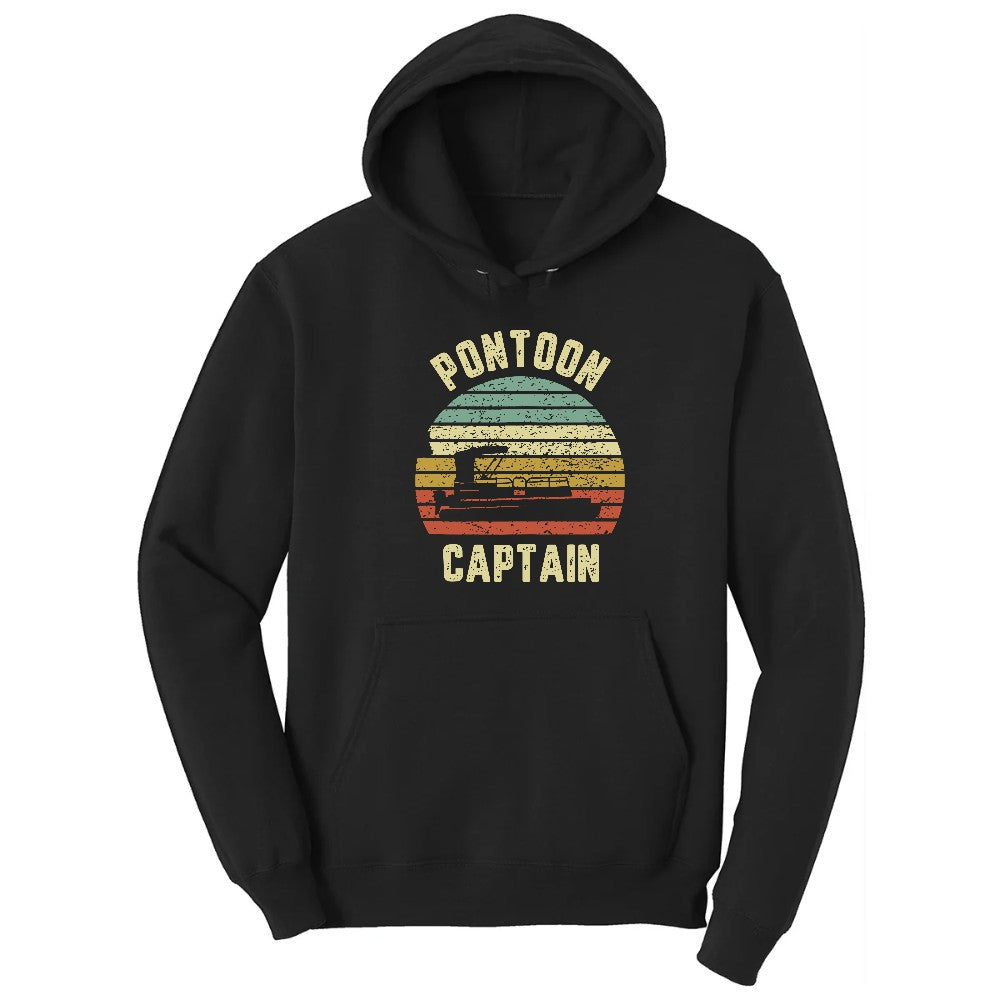 Pontoon Captain Hoodie - Jet Black