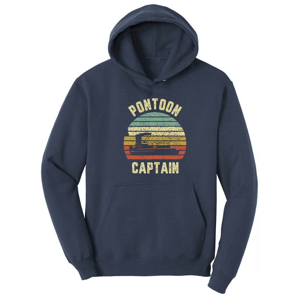 Pontoon Captain Hoodie - Navy