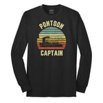 Pontoon Captain Long Sleeve Tee - Jet Black