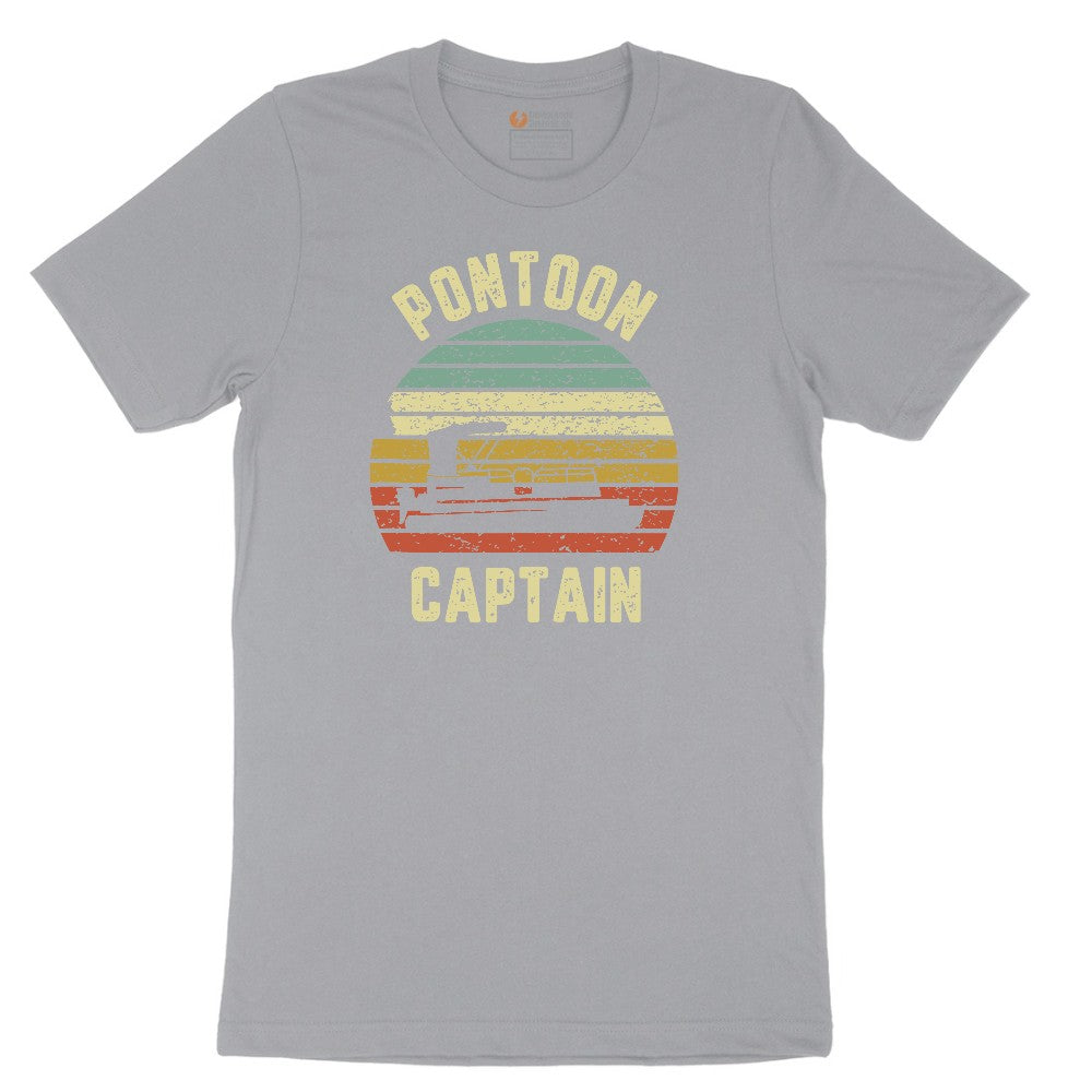 Pontoon Captain Short Sleeve Tee - Athletic Heather Grey