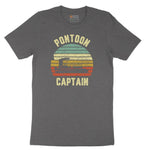 Pontoon Captain Short Sleeve Tee - Dark Heather Grey