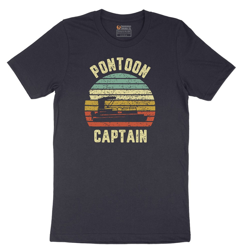 Pontoon Captain Short Sleeve Tee - Deep Navy