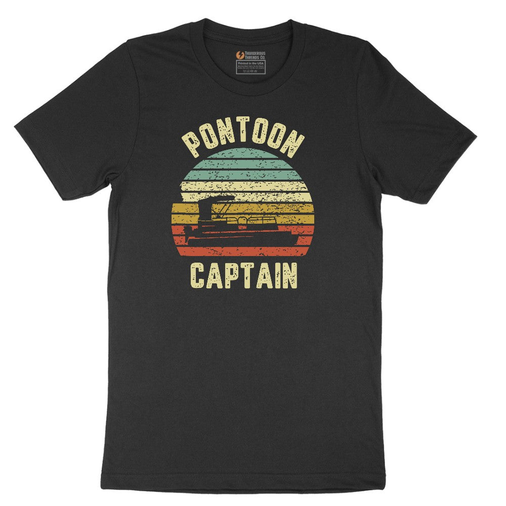 Pontoon Captain Short Sleeve Tee - Jet Black
