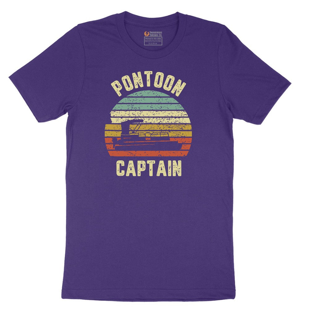 Pontoon Captain Short Sleeve Tee - Team Purple