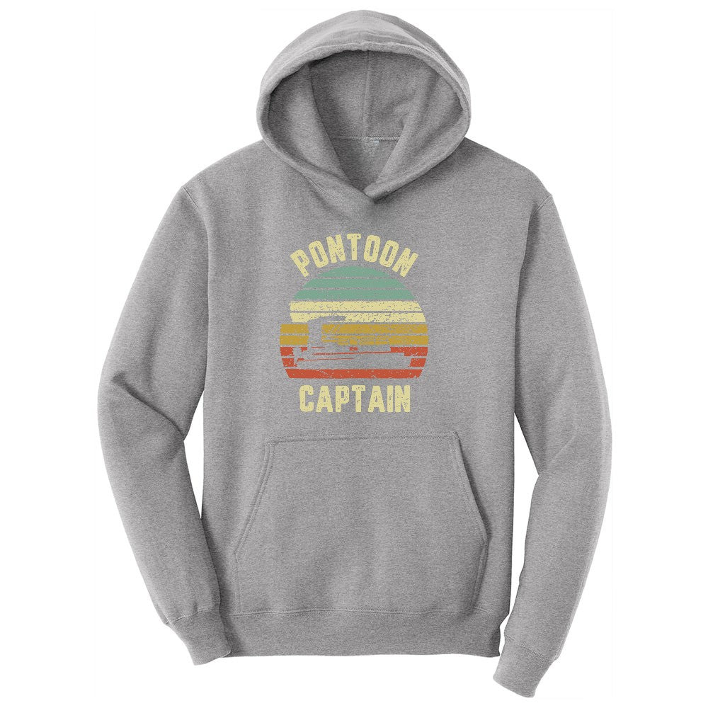 Pontoon Captain Toddler Hoodie - Athletic Heather