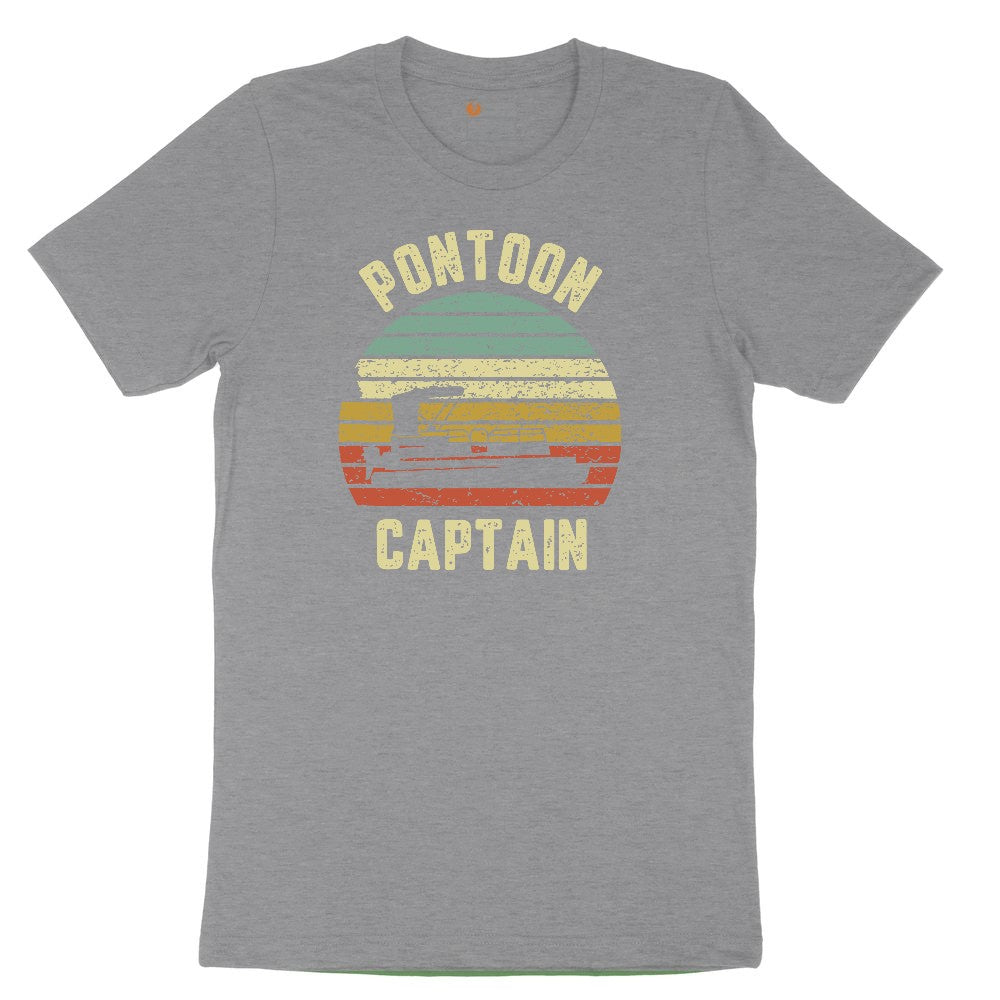 Pontoon Captain Toddler Short Sleeve Tee - Athletic Heather