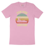 Pontoon Captain Toddler Short Sleeve Tee - Candy Pink