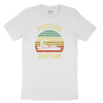 Pontoon Captain Toddler Short Sleeve Tee - White