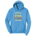 Pontoon Captain Youth Hoodie - Aquatic Blue