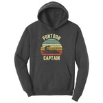 Pontoon Captain Youth Hoodie - Dark Heather Grey