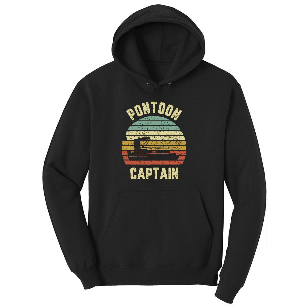 Pontoon Captain Youth Hoodie - Jet Black
