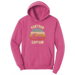 Pontoon Captain Youth Hoodie - Sangria
